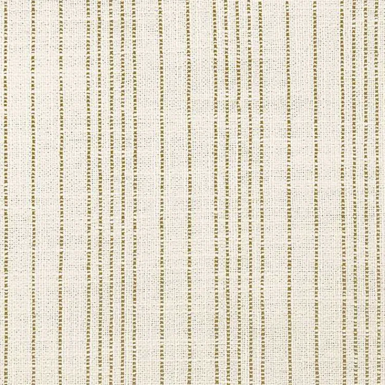 Kirklands Home Benches & Ottomans|Marigold Stripe Upholstered Square Storage Ottoman White