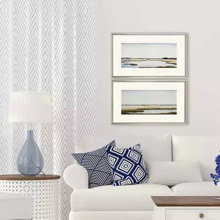 Kirklands Home Framed Art|Marshlands I Framed Art Prints, Set of 2