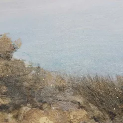 Kirklands Home Canvas Art|Martha Stewart Lake Walk Framed Canvas Art Print Tan