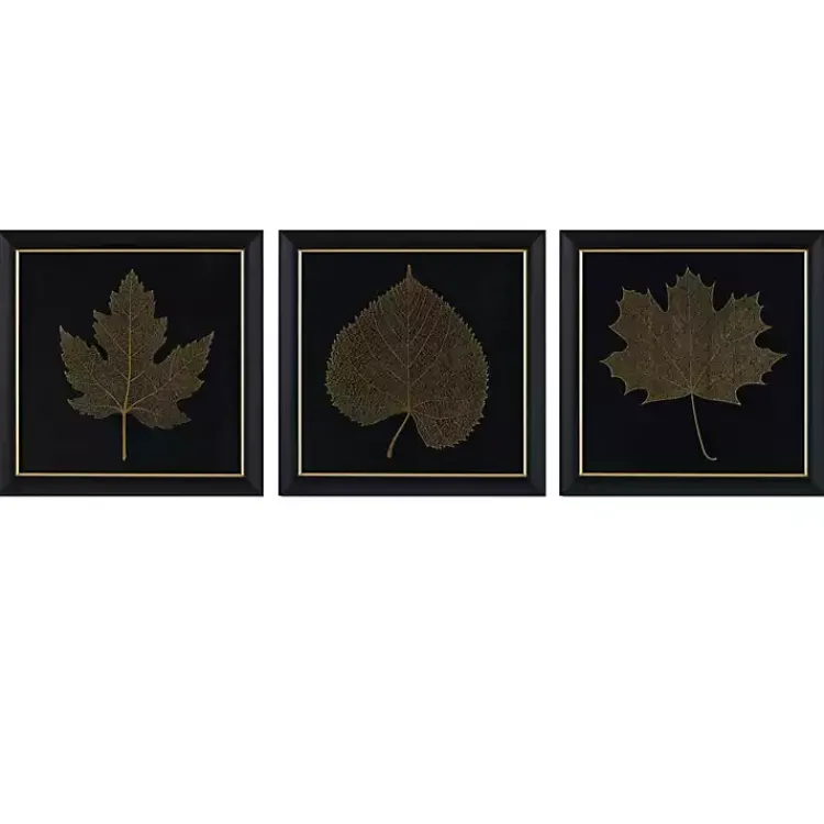 Kirklands Home Framed Art|Martha Stewart Leaf Framed Prints, Set of 3