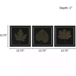 Kirklands Home Framed Art|Martha Stewart Leaf Framed Prints, Set of 3