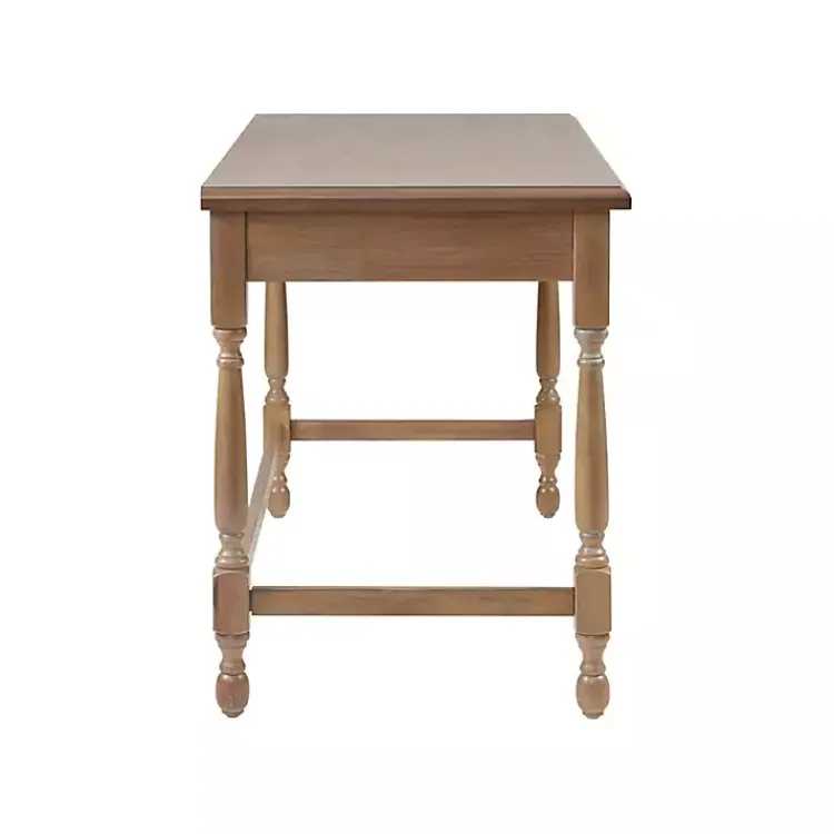 Kirklands Home Office Furniture|Martha Stewart Natural Wood Turned Legs Desk