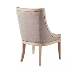 Kirklands Home Dining Chairs|Martha Stewart Swoop Back Dining Chair Tan