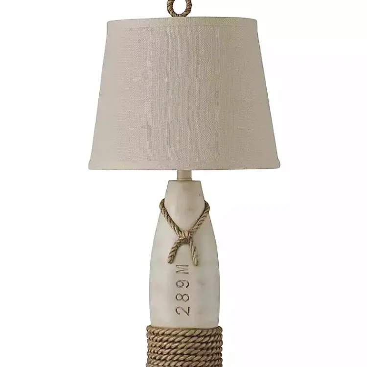 Kirklands Home Table Lamps|Martha's Vineyard White Buoy Table Lamp