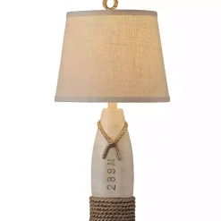 Kirklands Home Table Lamps|Martha's Vineyard White Buoy Table Lamp