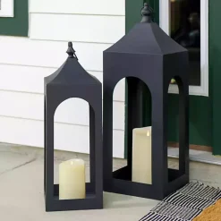 Clearance Matte Hampshire Metal Lantern, 24 in. Lanterns