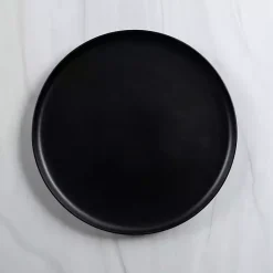 Kirklands Home Dinnerware|Matte Simple Things Dinner Plate Black