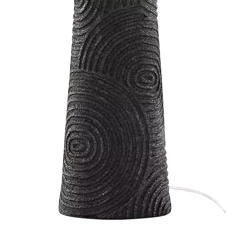 Kirklands Home Table Lamps|Matte Black Tapered Kona Table Lamps, Set of 2 Tan