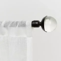 Kirklands Home Curtain Rods & Hardware|Matte Bronze Eleanor Curtain Rod Set, 120 in.