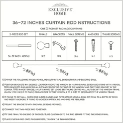 Kirklands Home Curtain Rods & Hardware|Matte White Open Sphere Curtain Rod, 72 in.