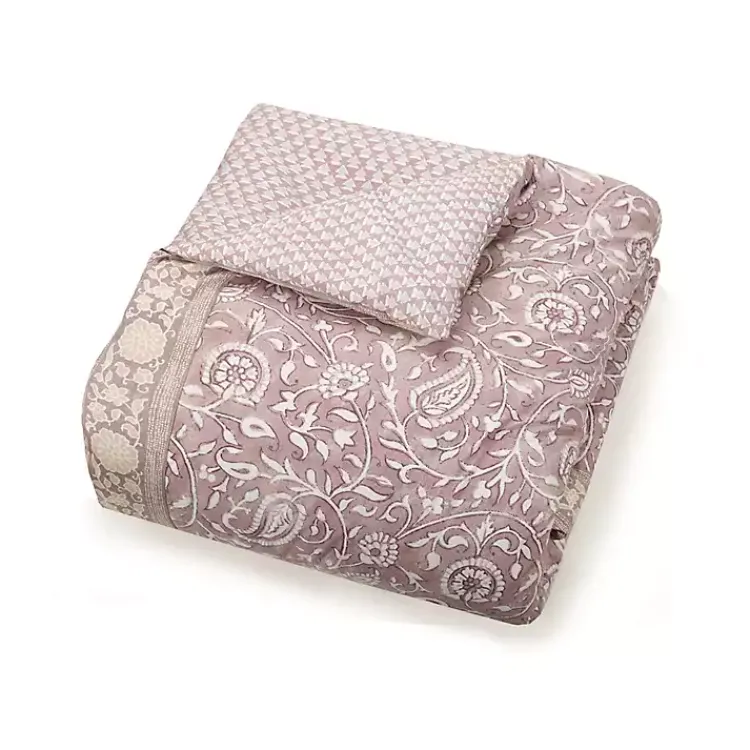 Kirklands Home Comforters|Mauve Scorro 5-pc. Queen Comforter Set Purple