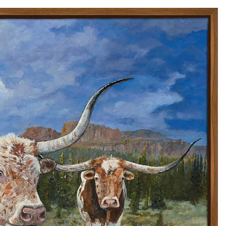 Kirklands Home Canvas Art|Mavericks Framed Canvas Art Print