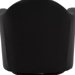 Kirklands Home Accent Chairs|Max Faux Leather Swivel Club Accent Chair Black