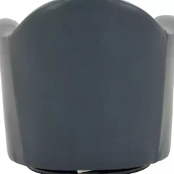 Kirklands Home Accent Chairs|Max Faux Leather Swivel Club Accent Chair Blue