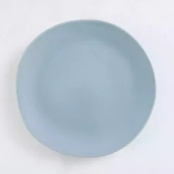 Kirklands Home Dinnerware|Maya Sky Reactive Dinner Plate Blue