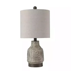 Kirklands Home Table Lamps|Maze Design Table Lamp Tan