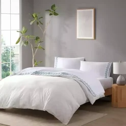 Kirklands Home Bed Sheets|Medallion Hem Microfiber 4-pc. Full Sheet Set