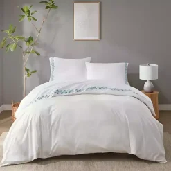 Kirklands Home Bed Sheets|Medallion Hem Microfiber 4-pc. Full Sheet Set