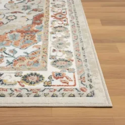 Kirklands Home Area Rugs|Medallion Ivory Rust Runner, 2x8