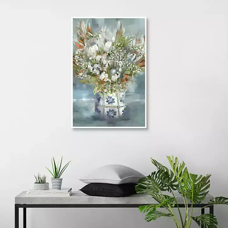 Kirklands Home Canvas Art|Mediterranean Bouquet I Framed Canvas Art Print