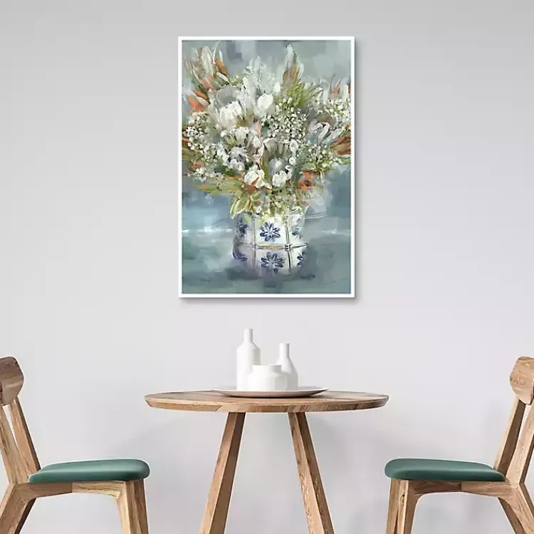 Kirklands Home Canvas Art|Mediterranean Bouquet I Framed Canvas Art Print