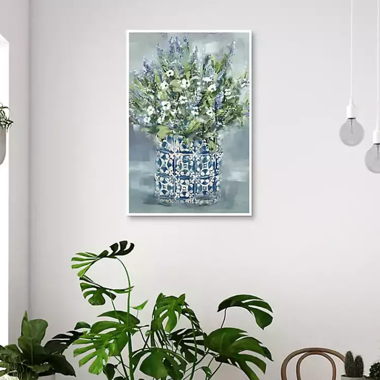 Kirklands Home Canvas Art|Mediterranean Bouquet II Framed Canvas Art Print