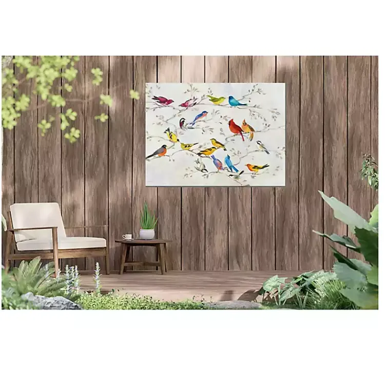 Kirklands Home Outdoor Wall Decor|Meet and Greet Outdoor Canvas Art Print