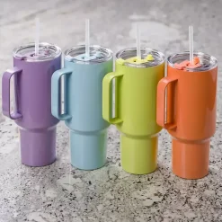 Kirklands Home Glassware & Drinkware|Melon Otto 40 oz. Insulated Tumbler Orange