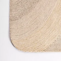 Kirklands Home Area Rugs|Merced Rounded Corners Area Rug, 7x9 Tan