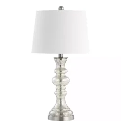 Kirklands Home Table Lamps|Mercury Glass Jaiden Table Lamp White