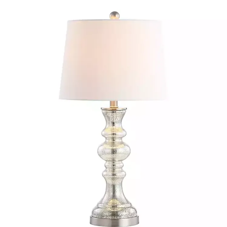 Kirklands Home Table Lamps|Mercury Glass Jaiden Table Lamp White