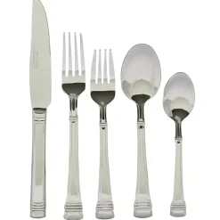Kirklands Home Flatware & Cutlery|Mercutio Lines Stainless Steel 20-pc. Flatware Set