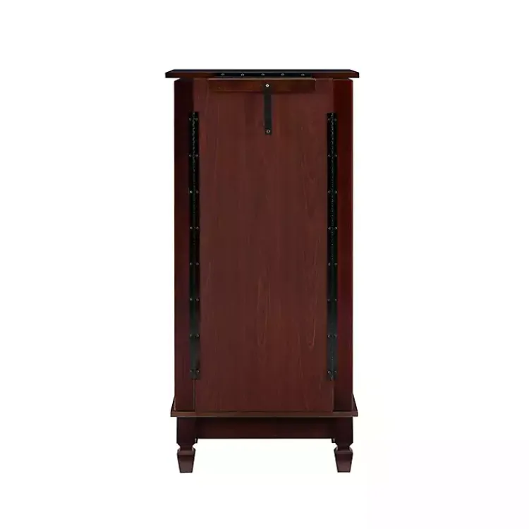 Kirklands Home Dressers & Chests|Merlot Wood 7-Drawer Joslyn Jewelry Armoire Brown