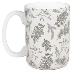 New Merry & Bright Wreath Christmas Mugs, Set of 2 Christmas Dining & Entertaining