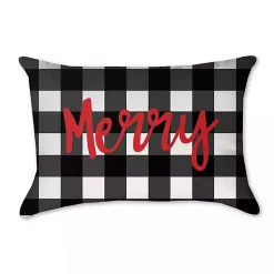 Best Merry Buffalo Check Pillow Christmas Pillows