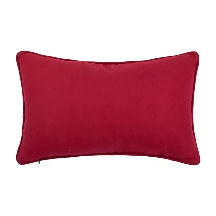 Merry Christmas Jingles Lumbar Pillow Christmas Pillows