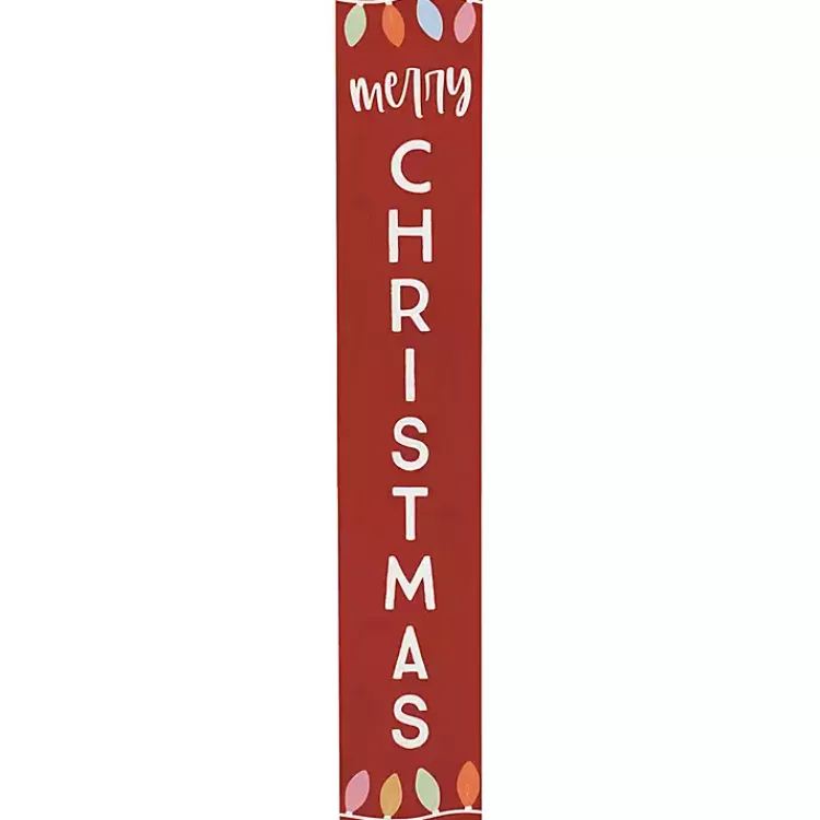 Outlet Merry Christmas Lights Porch Board Outdoor Christmas Decorations