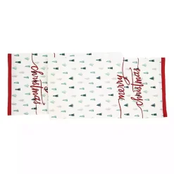 New Merry Christmas Mini Trees Table Runner Christmas Dining & Entertaining