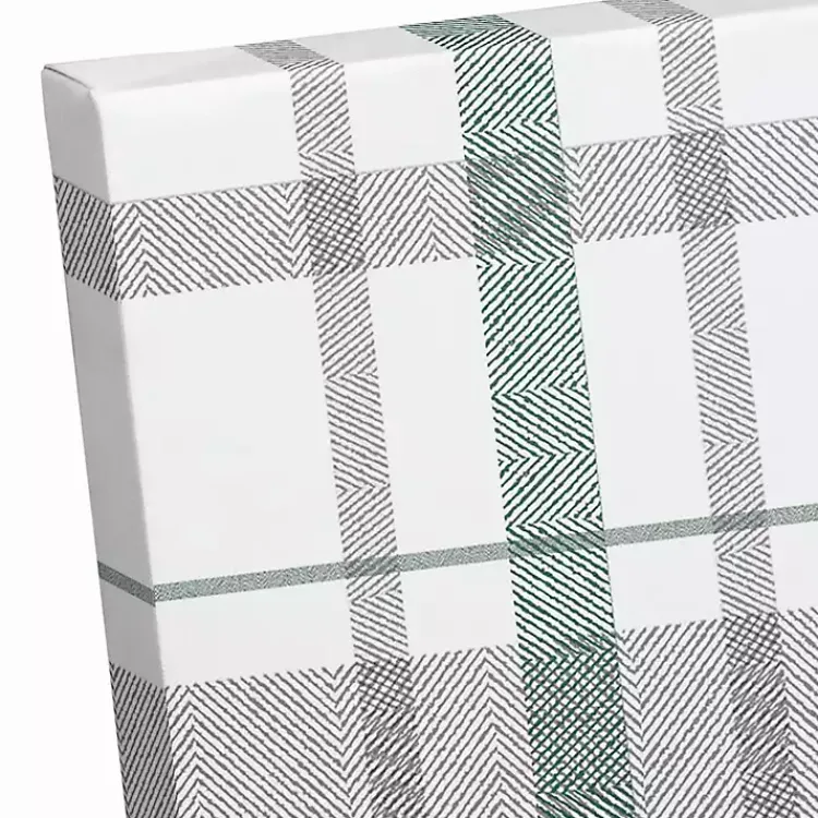 Hot Merry Christmas Plaid Canvas Wall Plaque Christmas Art & Wall Decor