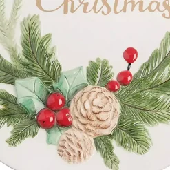 Kirklands Home Serving & Entertaining|Merry Christmas Round Serving Platter
