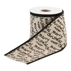 Online Merry Christmas Script 5 yard Christmas Ribbon Christmas Decorations