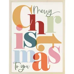 New Merry Christmas to You Wall Plaque Christmas Art & Wall Decor