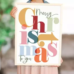 New Merry Christmas to You Wall Plaque Christmas Art & Wall Decor