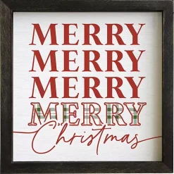 Discount Merry Merry Christmas Wall Plaque Christmas Art & Wall Decor