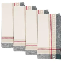 Kirklands Home Table Linens|Merry Pines Cotton Napkins, Set of 4