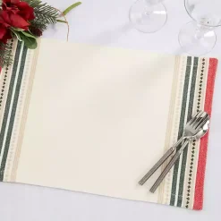 Kirklands Home Table Linens|Merry Pines Cotton Placemats, Set of 4