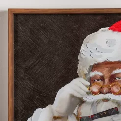 Hot Merry Santa with Letter Framed Art Print Christmas Art & Wall Decor