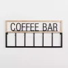 Kirklands Home Hooks|Metal and Wood Coffee Bar Wall Hooks