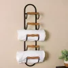 Kirklands Home Wall Storage|Metal and Wood Tiered Multi-Use Wall Rack