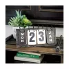 Metal Flip Calendar Decorative Accents